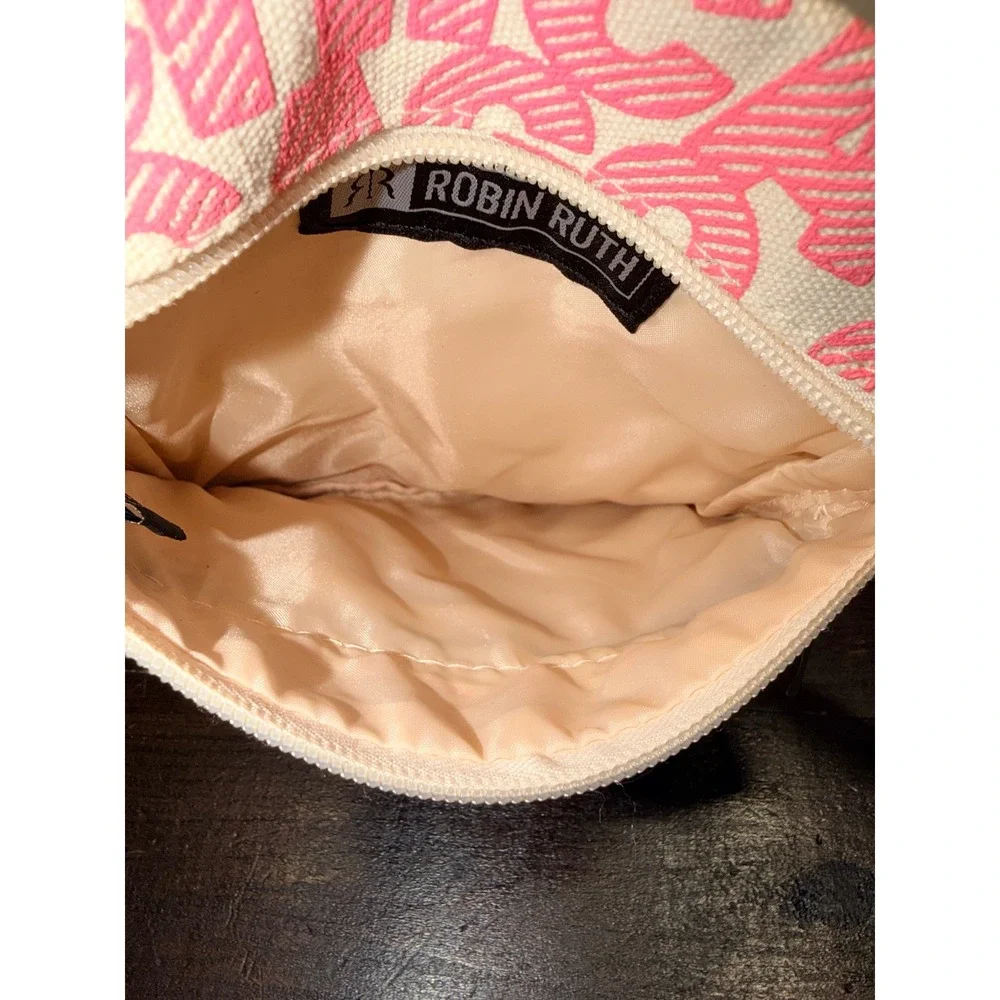 Robin Ruth‎ Chicago Original Pink Canvas Crossbody Bag Travel Purse New